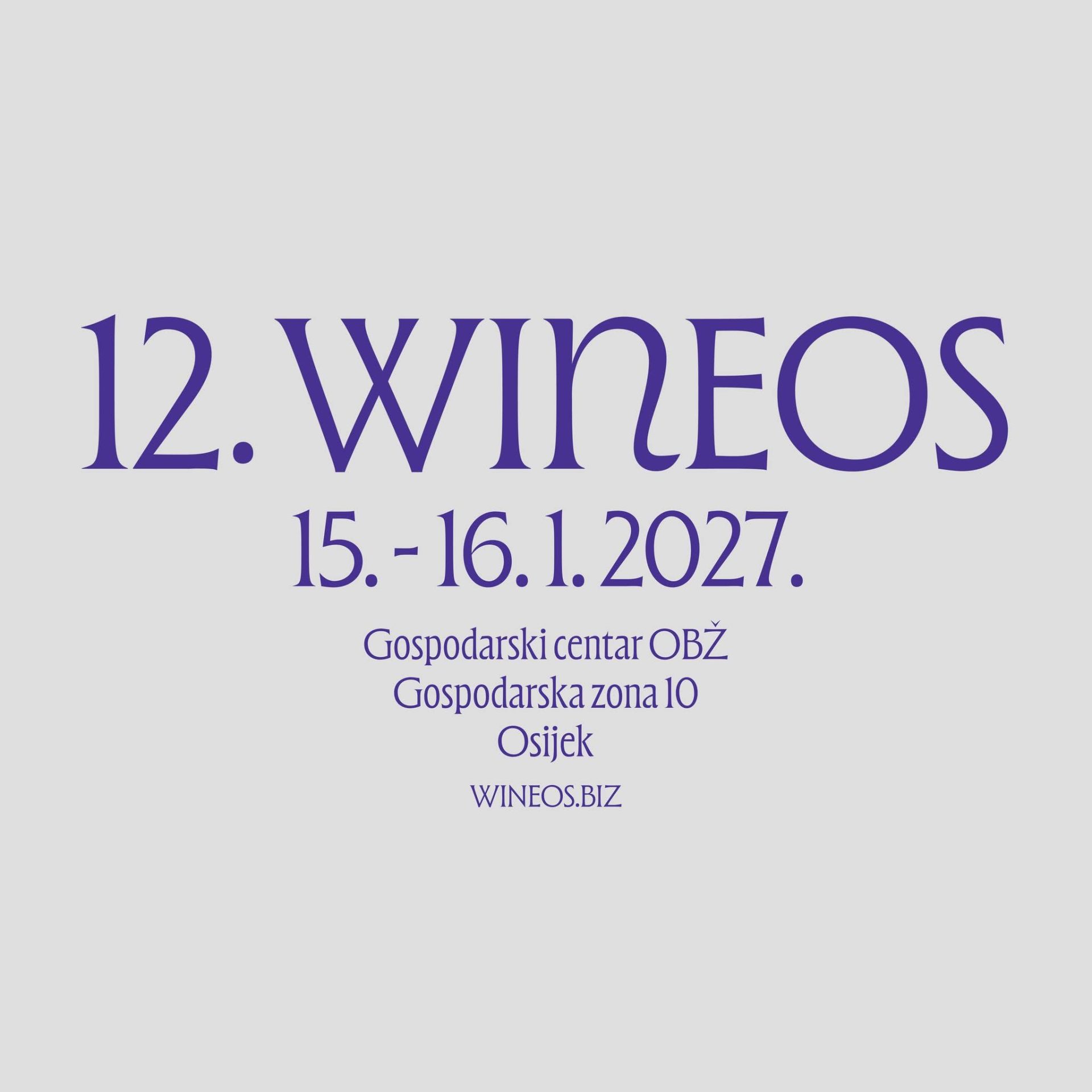 WineOs – festival vina, delicija i ugodnog življenja, Osijek