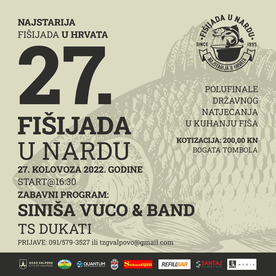 27. FIŠIJADA U NARDU – DRŽAVNO POLUFINALNO NATJECANJE