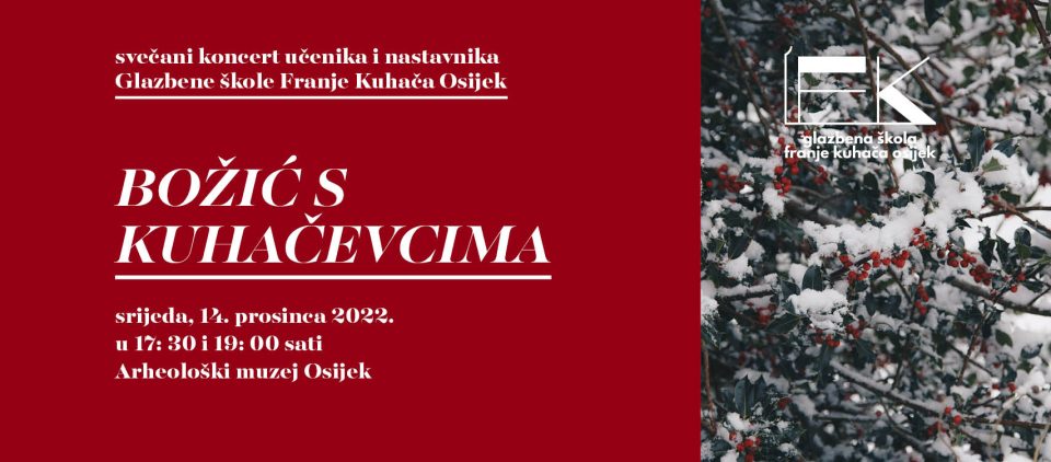 Božić s Kuhačevcima – koncert glazbene u Osijeku