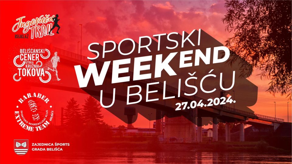 Sportski weekend u Belišću: gradska utrka i trail kroz prirodu